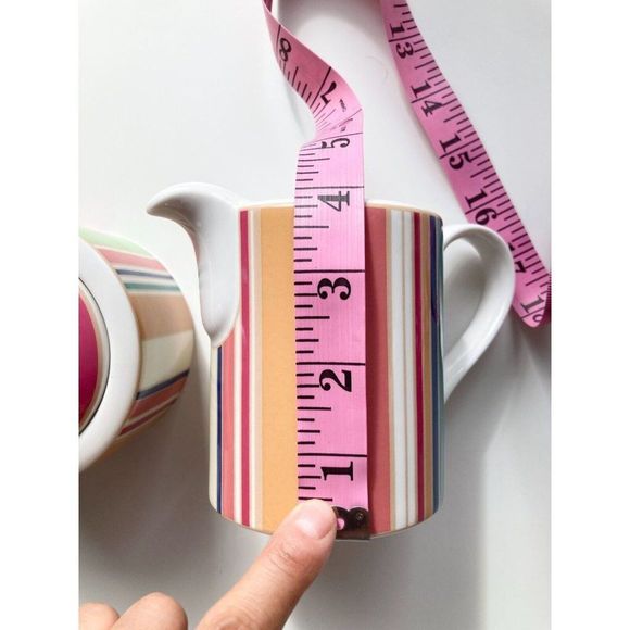 3 Piece ROYAL DOULTON Carnival T.C.1299 Striped Mug Sugar Bowl Creamer Set - Picture 14 of 16